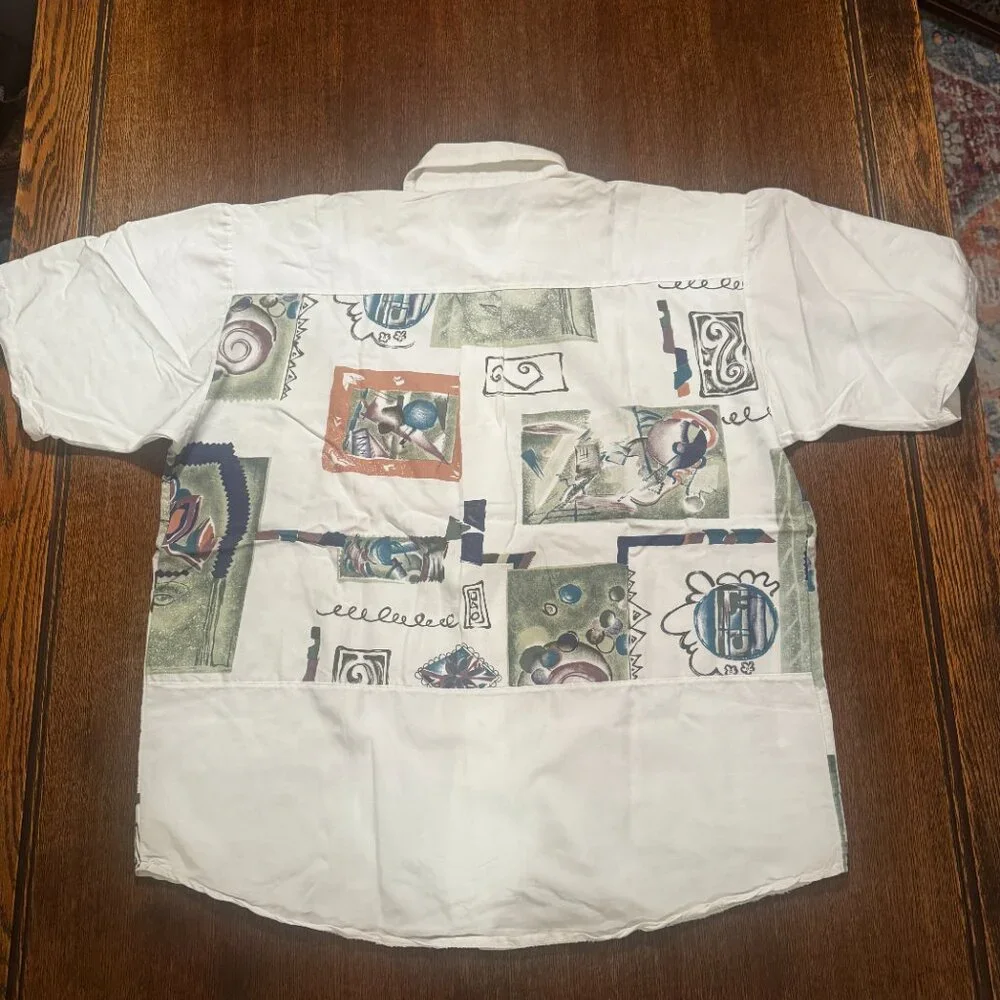 knit pattern button down - Picture 3 of 5